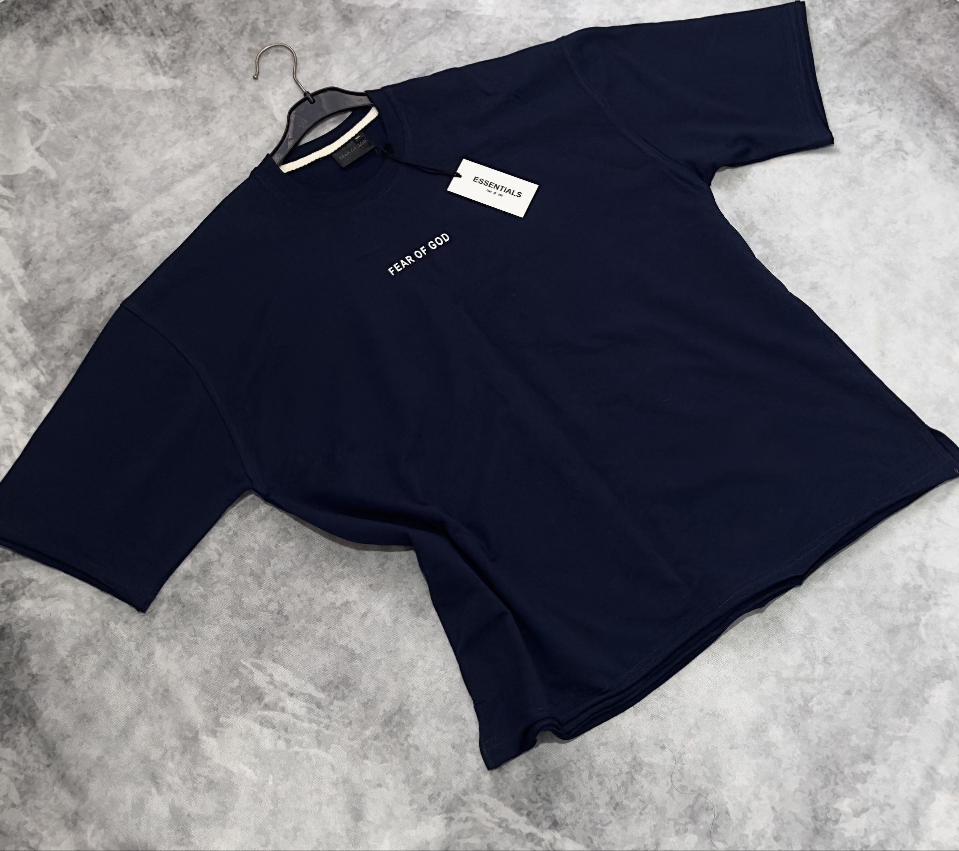 تیشرت سرمه دونخ کثیف دوز طرح FEAR OF GOD