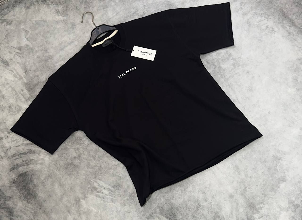 تیشرت مشکی دونخ کثیف دوز طرح FEAR OF GOD